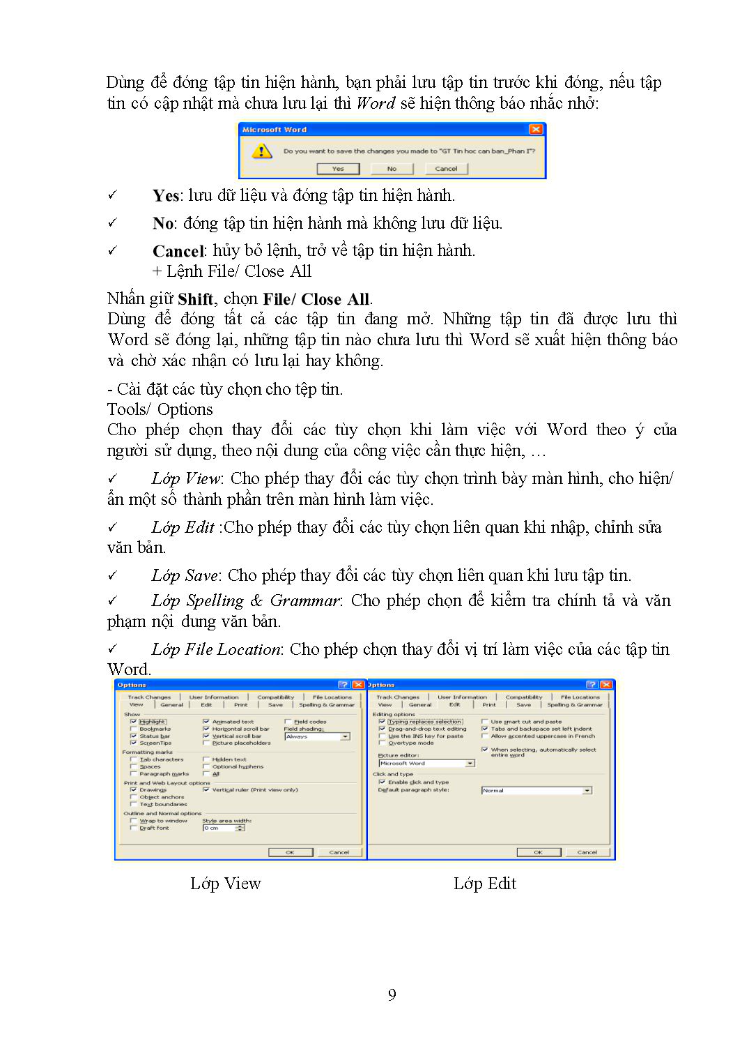 Giáo trình Tin học văn phòng - Nghề: Lập trình máy tính trang 9