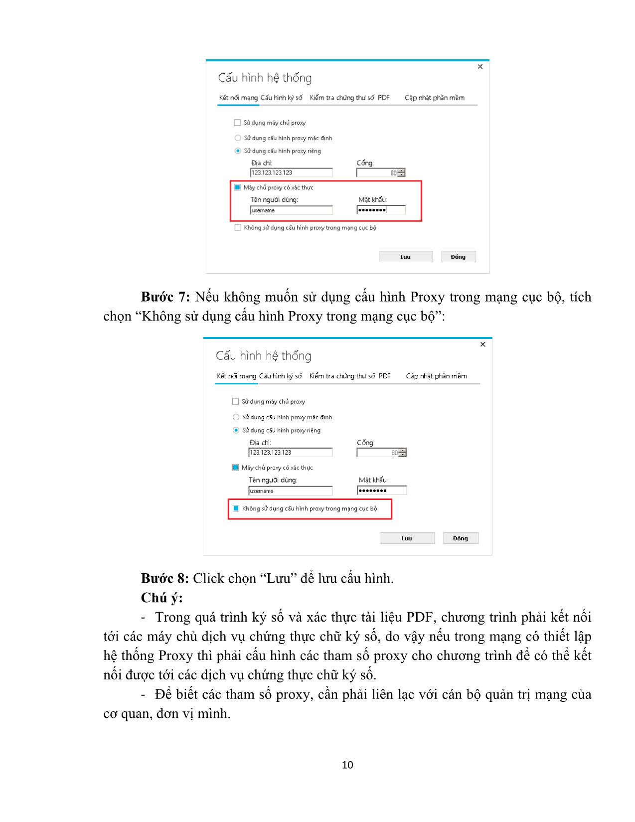 Tài liệu Hướng dẫn cài đặt và sử dụng phần mềm vSign-PDF trang 10