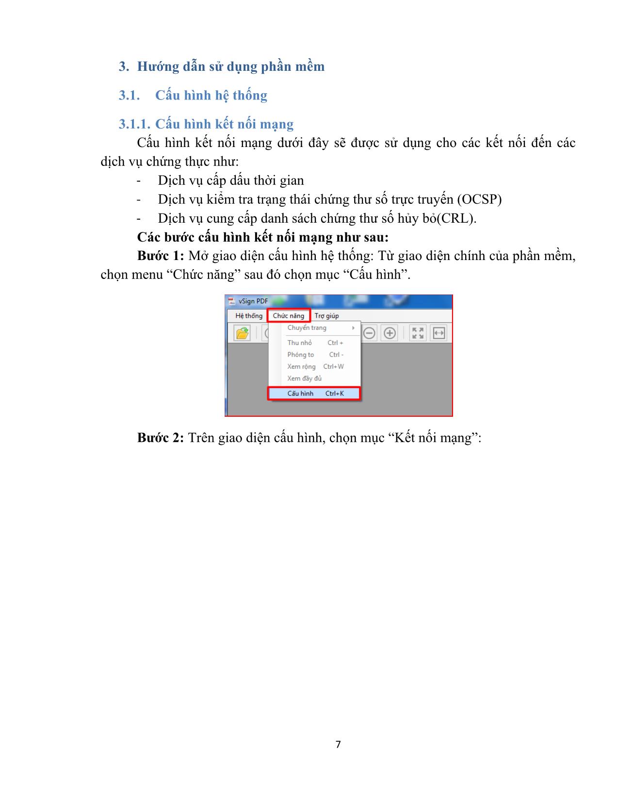Tài liệu Hướng dẫn cài đặt và sử dụng phần mềm vSign-PDF trang 7