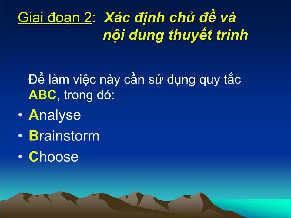 Bài giảng Giao tiếp trong kinh doanh - Chương 4: Kỹ năng thuyết trình - Đoàn Thị Hồng Vân trang 6