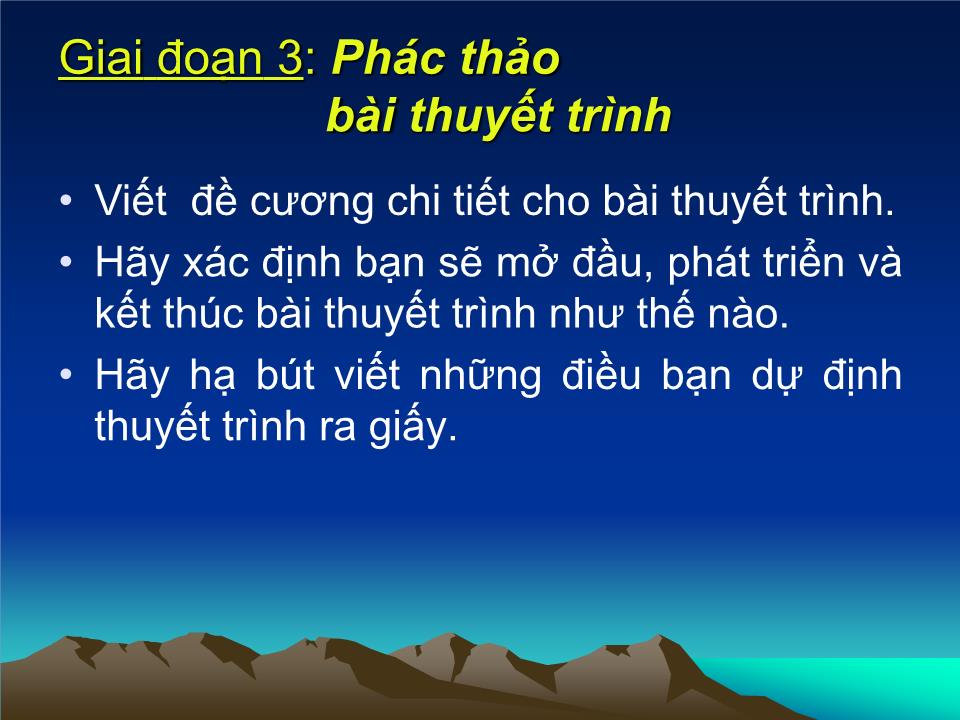 Bài giảng Giao tiếp trong kinh doanh - Chương 4: Kỹ năng thuyết trình - Đoàn Thị Hồng Vân trang 8