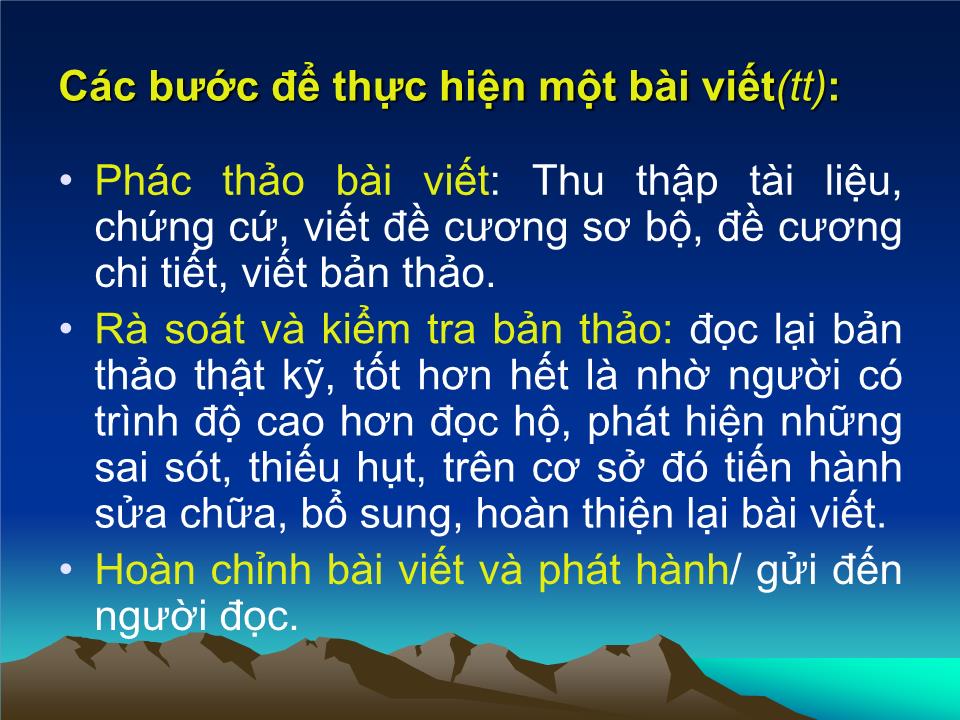 Bài giảng Giao tiếp trong kinh doanh - Chương 5: Kỹ năng viết - Đoàn Thị Hồng Vân trang 10