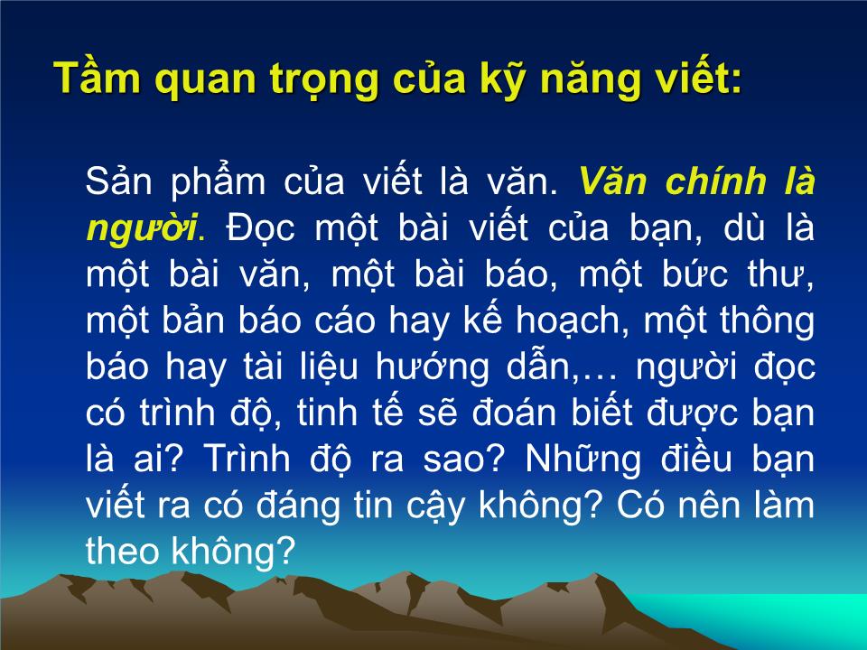 Bài giảng Giao tiếp trong kinh doanh - Chương 5: Kỹ năng viết - Đoàn Thị Hồng Vân trang 4