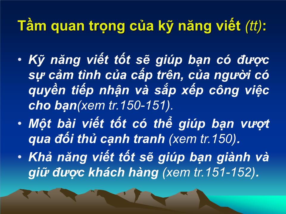 Bài giảng Giao tiếp trong kinh doanh - Chương 5: Kỹ năng viết - Đoàn Thị Hồng Vân trang 5