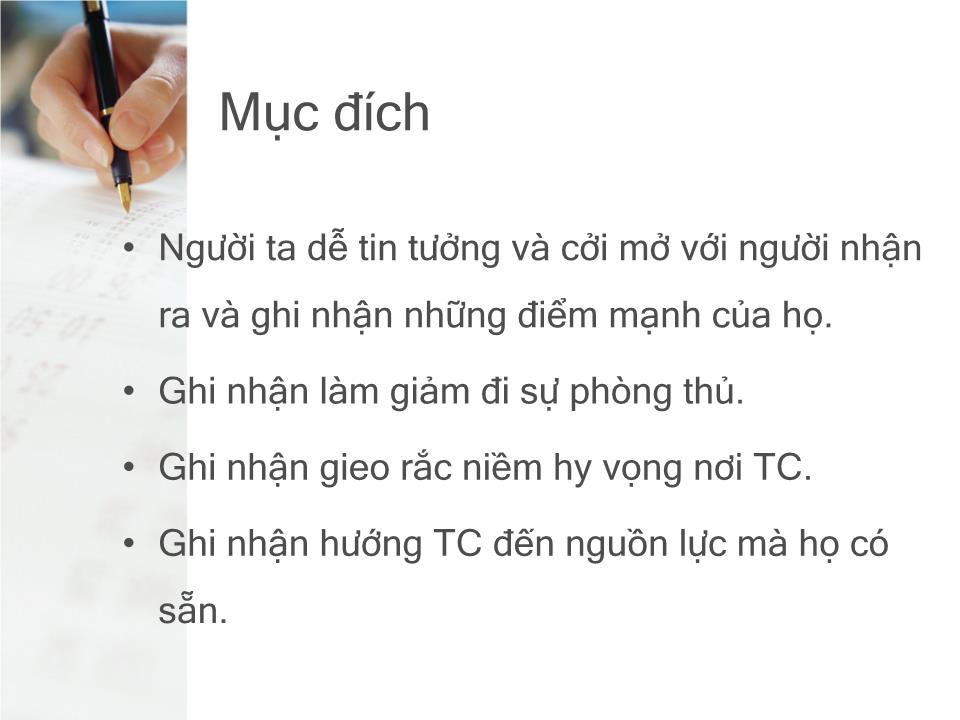 Bài giảng Kỹ năng ghi nhận trang 4