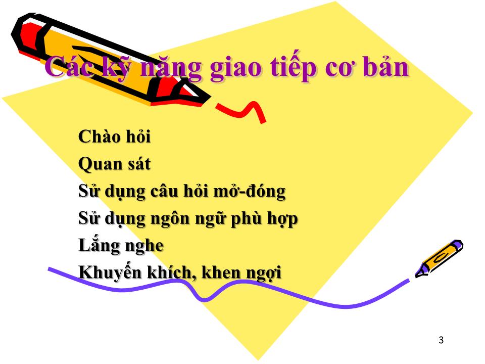 Bài giảng Kỹ năng giao tiếp giữa thầy thuốc – bệnh nhân trang 3