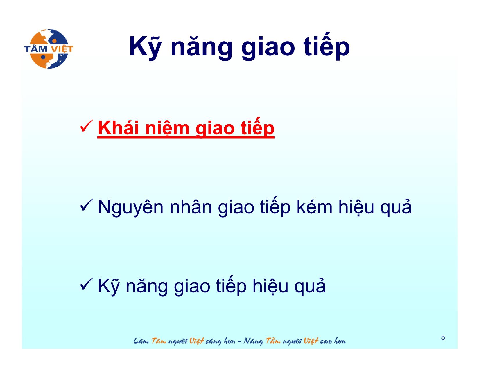 Bài giảng Giao tiếp ứng xử trang 5