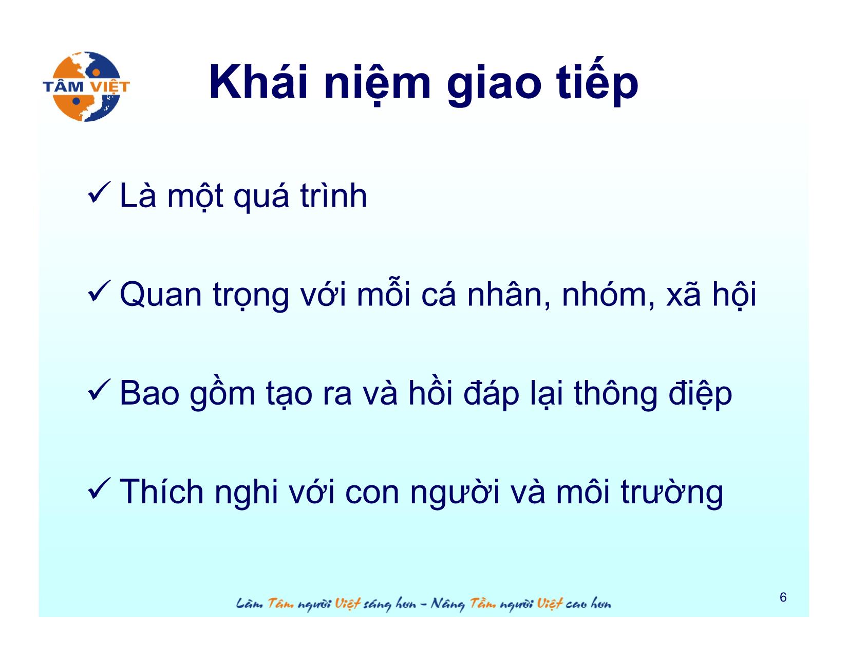 Bài giảng Giao tiếp ứng xử trang 6