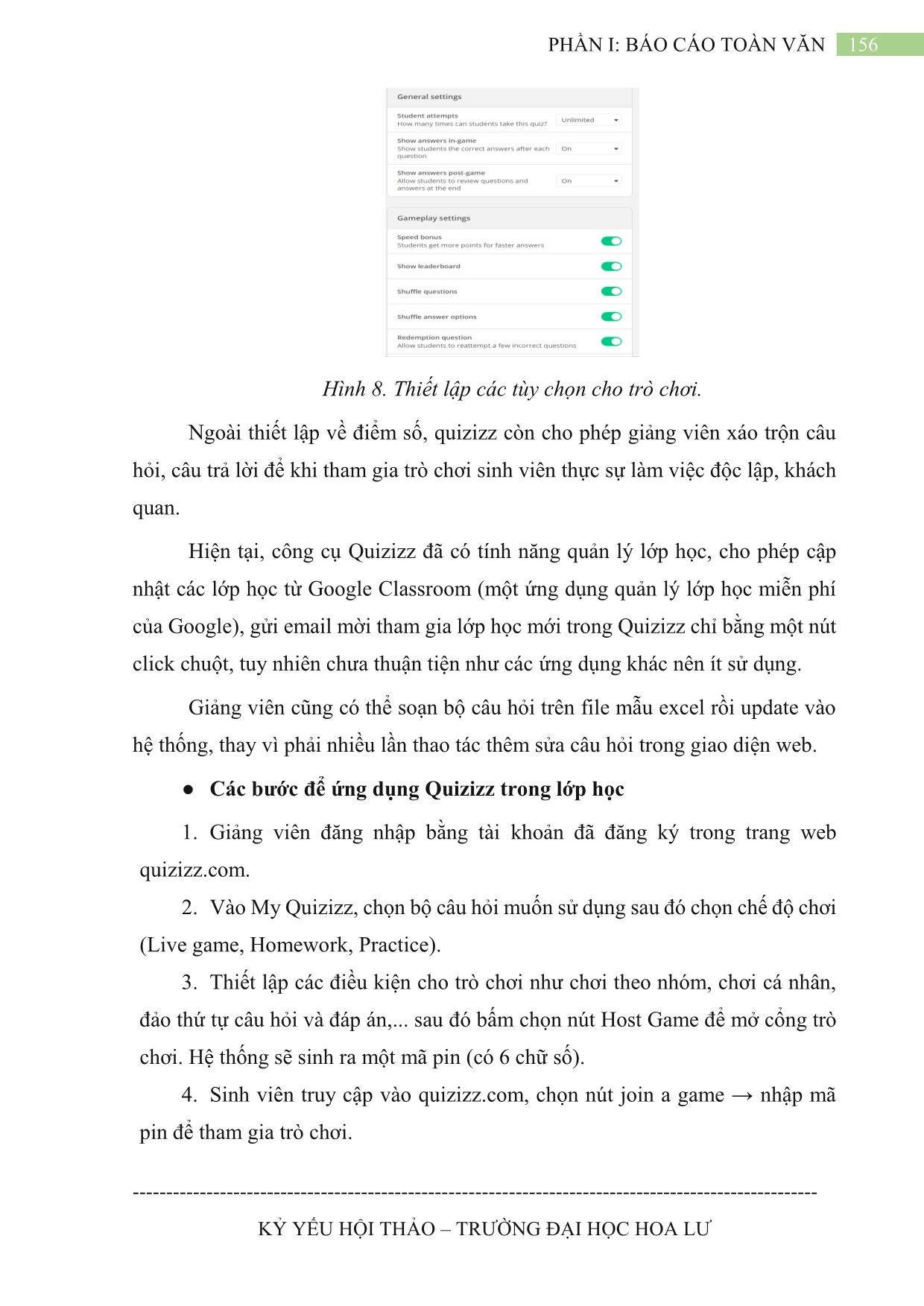 Ứng dụng công cụ Quizizz thiết kế trò chơi học tập trong giảng dạy học phần Tin học đại cương trang 7
