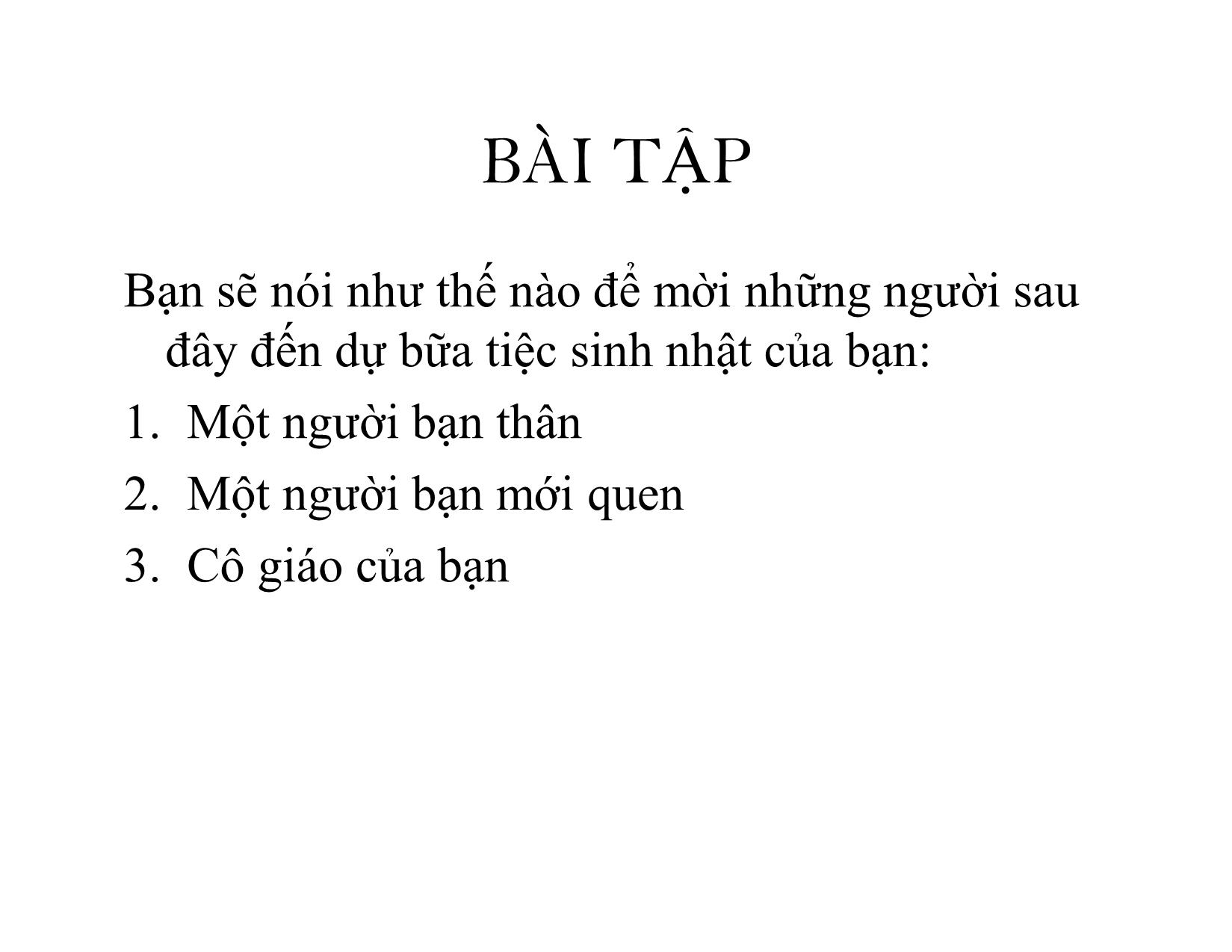 Bài giảng Kỹ năng giao tiếp, thuyết trình - Chương 2: Các kỹ năng giao tiếp cơ bản - Nguyễn Thu Trang trang 7