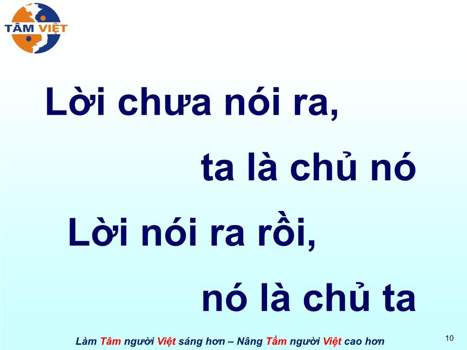 Bài giảng Kỹ năng hồi đáp trang 10