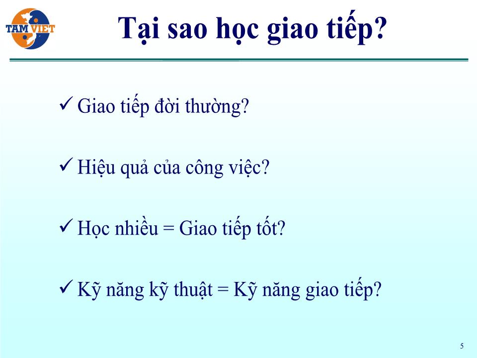 Bài giảng Kỹ năng lắng nghe và tư duy tích cực trang 5