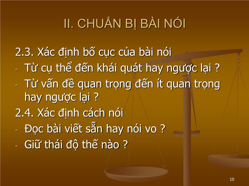 Bài giảng Kĩ năng nói - Nguyễn Minh Thuyết trang 10