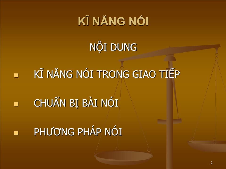 Bài giảng Kĩ năng nói - Nguyễn Minh Thuyết trang 2