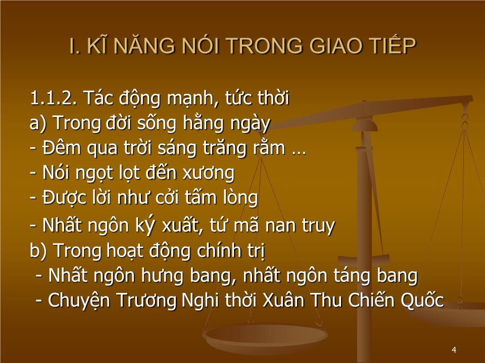 Bài giảng Kĩ năng nói - Nguyễn Minh Thuyết trang 4