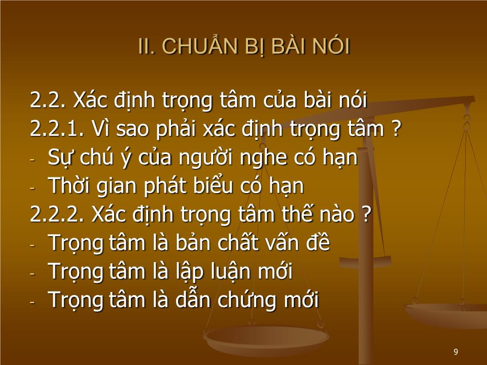 Bài giảng Kĩ năng nói - Nguyễn Minh Thuyết trang 9