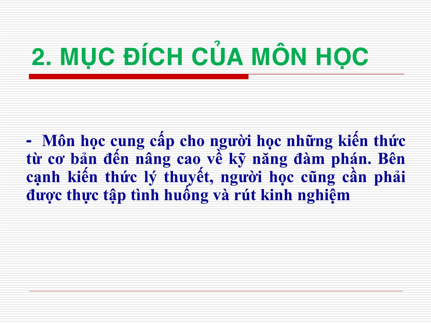 Bài giảng Đàm phán trong kinh doanh - Trần Văn Của trang 5