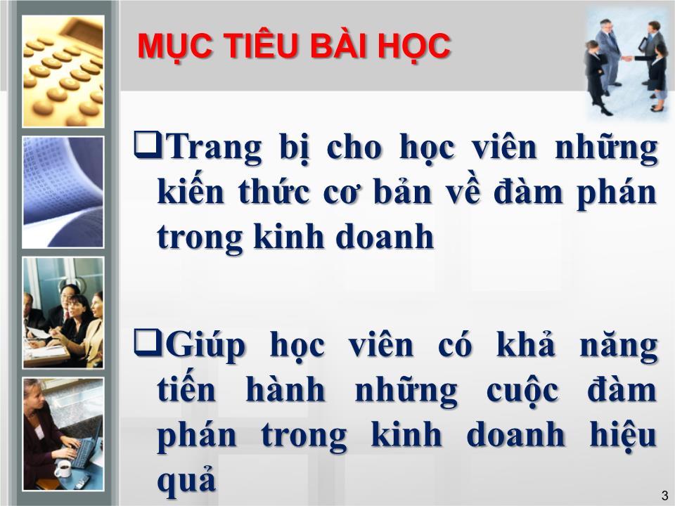 Bài giảng Đàm phán trong kinh doanh - Bùi Quang Xuân trang 3