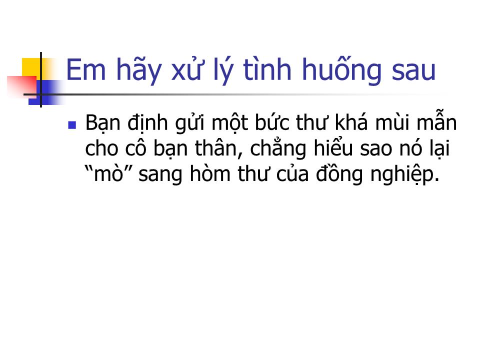 Bài giảng Kỹ năng giao tiếp - Chương 4: Các đặc trưng tâm lý và tập quán giao tiếp - Võ Thị Thu Thủy trang 7