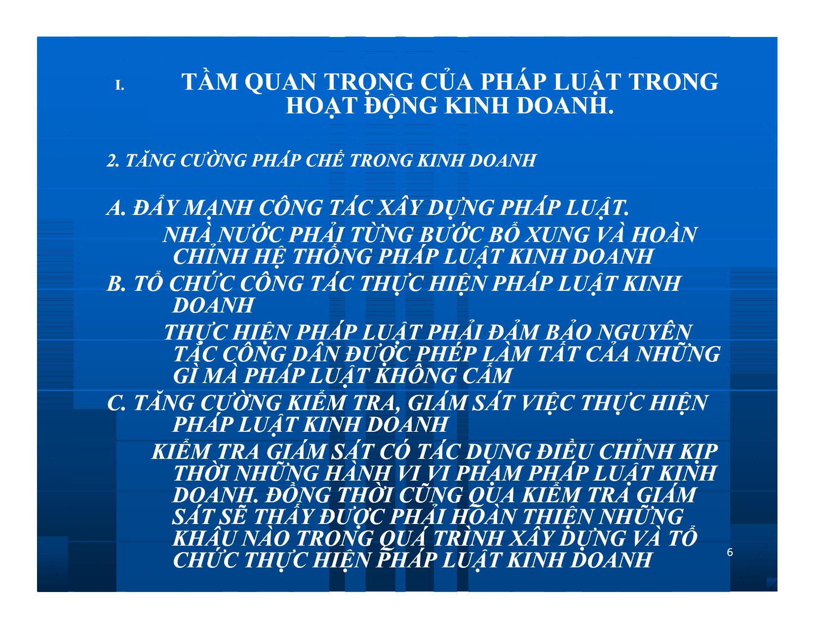 Bài giảng Giao dịch và đàm phán trong kinh doanh - Chương 12: Cơ sở pháp lý của giao dịch đàm phán kinh doanh trang 6