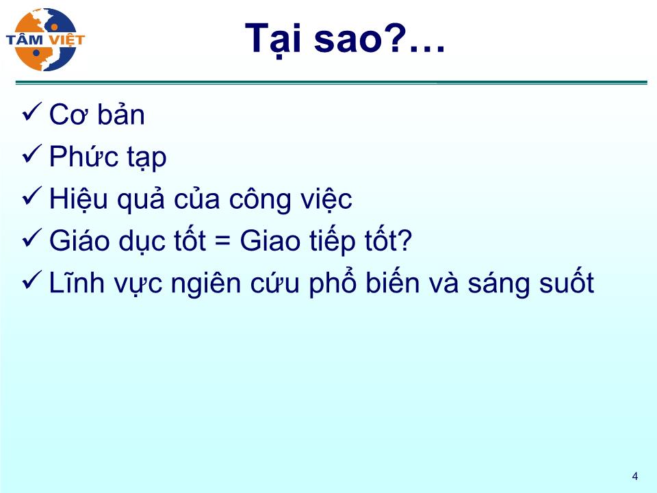 Bài giảng Kỹ năng giao tiếp - Kỹ năng thuyết trình - Phan Quốc Việt trang 4