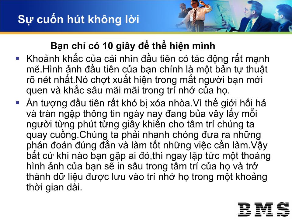 Bài giảng Nghệ thuật giao tiếp để thành công trang 5