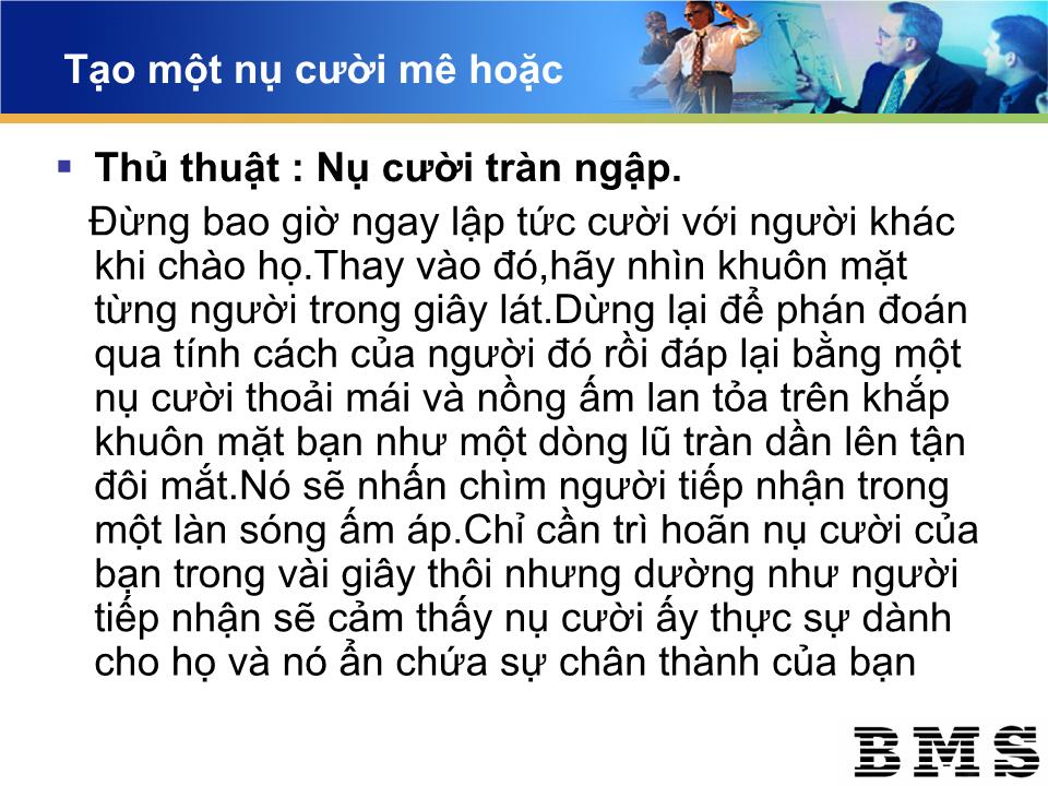 Bài giảng Nghệ thuật giao tiếp để thành công trang 8