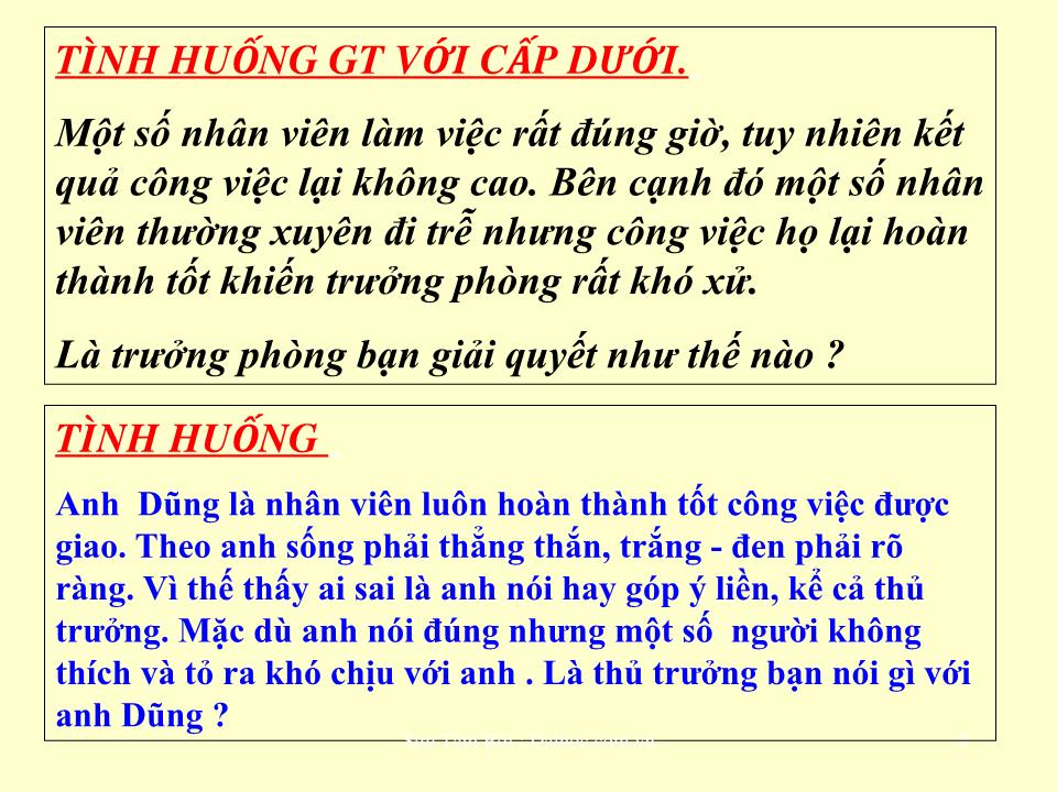 Bài giảng Nghệ thuật ứng xử nơi công sở trang 9