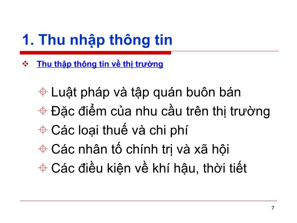 Bài giảng Đàm phán kinh doanh - Chương 2: Tổ chức đàm phán kinh doanh - Huỳnh Minh Triết trang 7