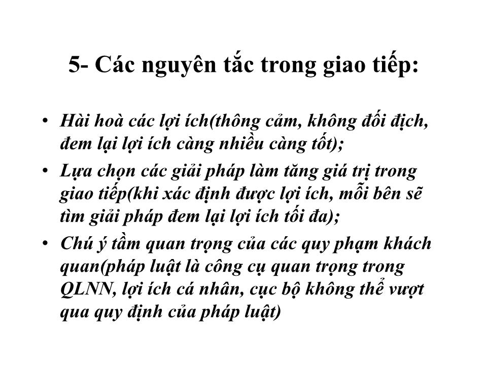 Bài giảng Văn hoá giao tiếp trong công sở trang 8