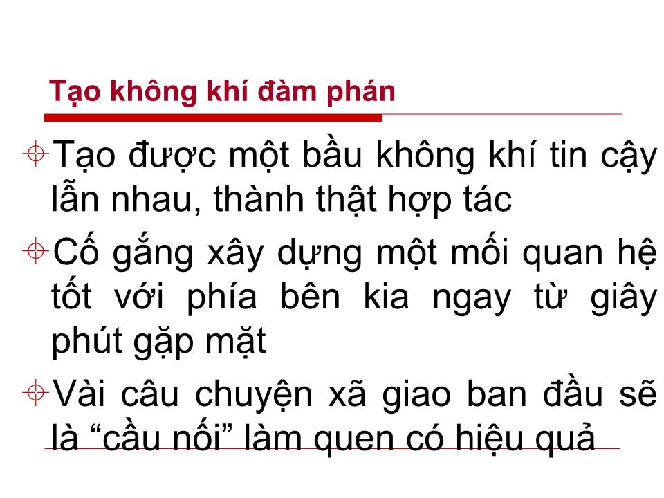 Bài giảng Đàm phán kinh doanh - Chương 3: Kỹ thuật đàm phán kinh doanh - Huỳnh Minh Triết trang 5