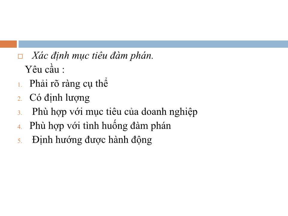 Bài giảng Đàm phán thương mại quốc tế - Chương 3: Quy trình đàm phán thương mại quốc tế trang 4