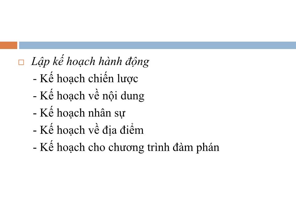 Bài giảng Đàm phán thương mại quốc tế - Chương 3: Quy trình đàm phán thương mại quốc tế trang 5