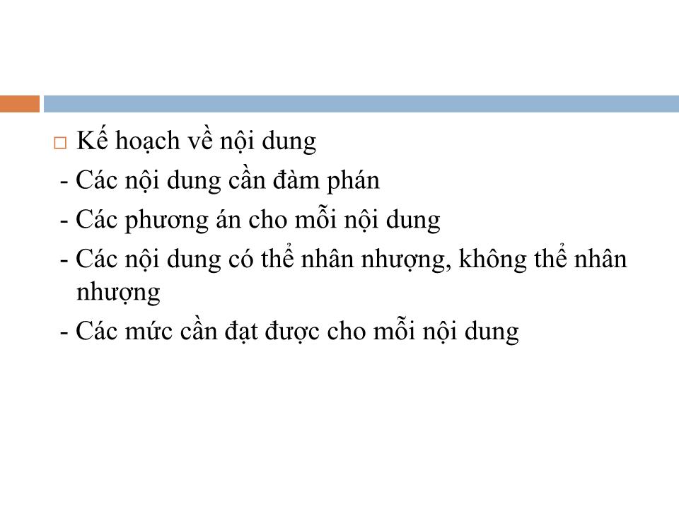 Bài giảng Đàm phán thương mại quốc tế - Chương 3: Quy trình đàm phán thương mại quốc tế trang 7