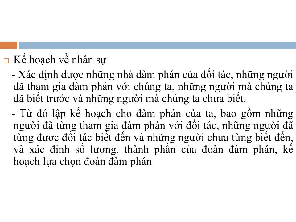 Bài giảng Đàm phán thương mại quốc tế - Chương 3: Quy trình đàm phán thương mại quốc tế trang 8