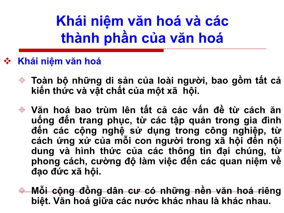 Bài giảng Đàm phán kinh doanh - Chương 4: Văn hoá trong đàm phán kinh doanh - Huỳnh Minh Triết trang 4