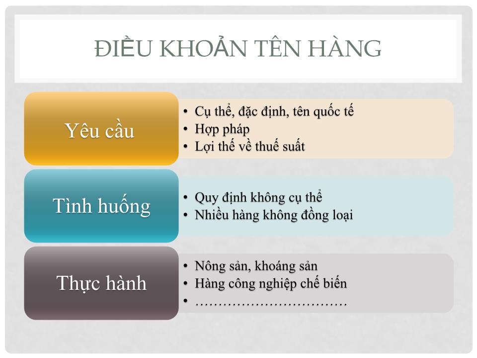 Bài giảng Đàm phán thương mại quốc tế - Phần 2: Đàm phán hợp đồng ngoại thương trang 3