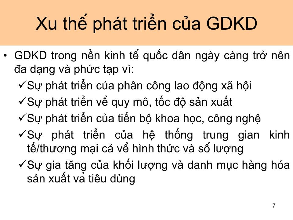 Bài giảng Giao dịch đàm phán - Bài 1: Tổng quan về giao dịch kinh doanh trang 7