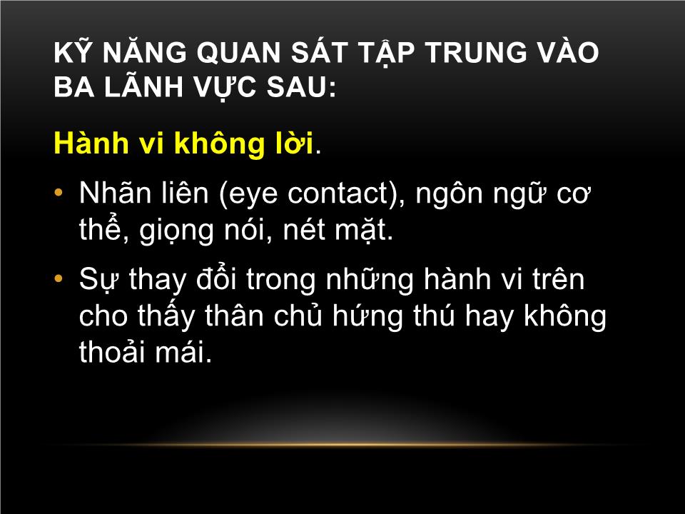 Bài giảng Kỹ năng quan sát trang 4