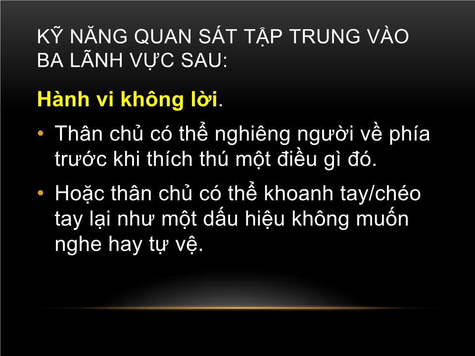 Bài giảng Kỹ năng quan sát trang 5