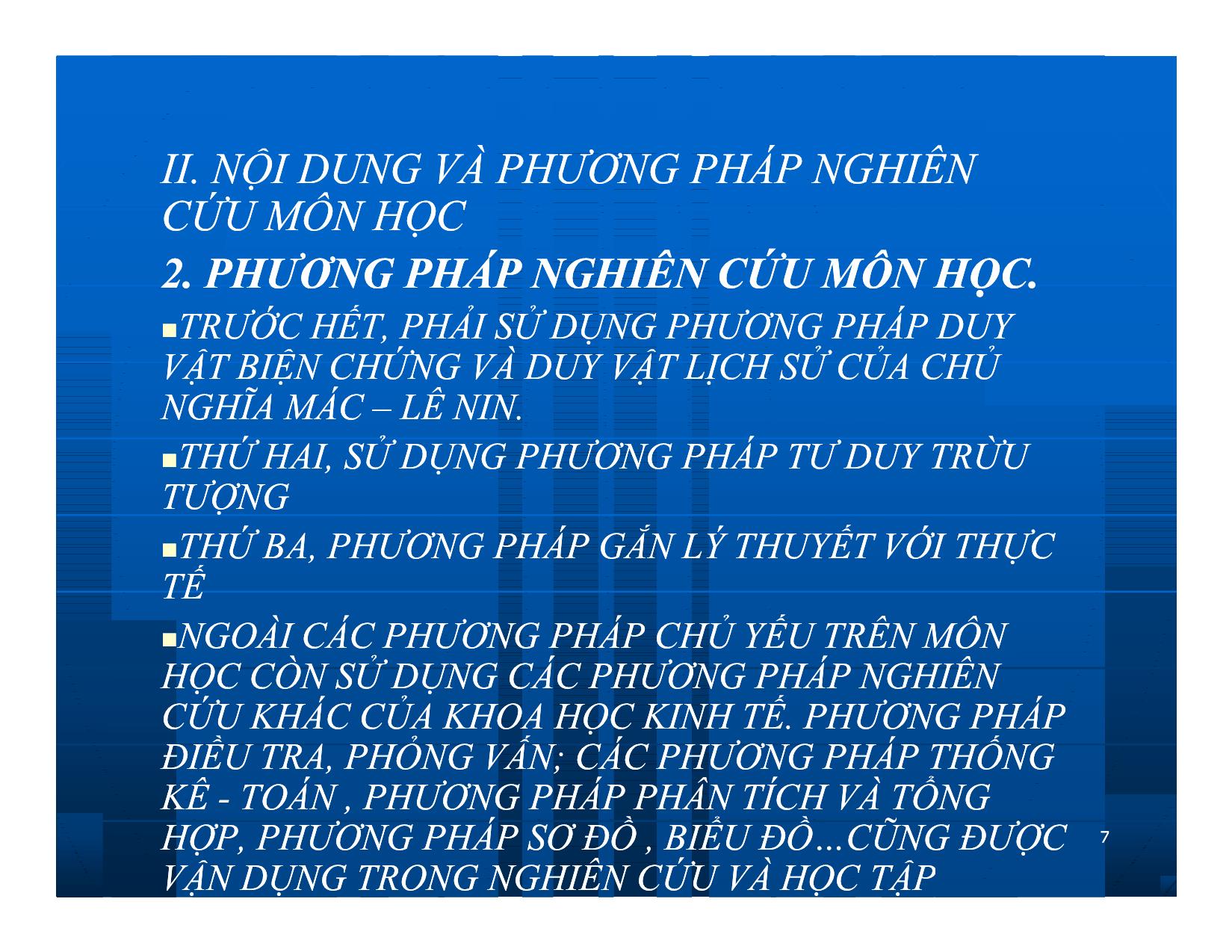 Bài giảng Giao dịch và đàm phán trong kinh doanh - Chương 1: Đối tượng và nội dung của môn học trang 7