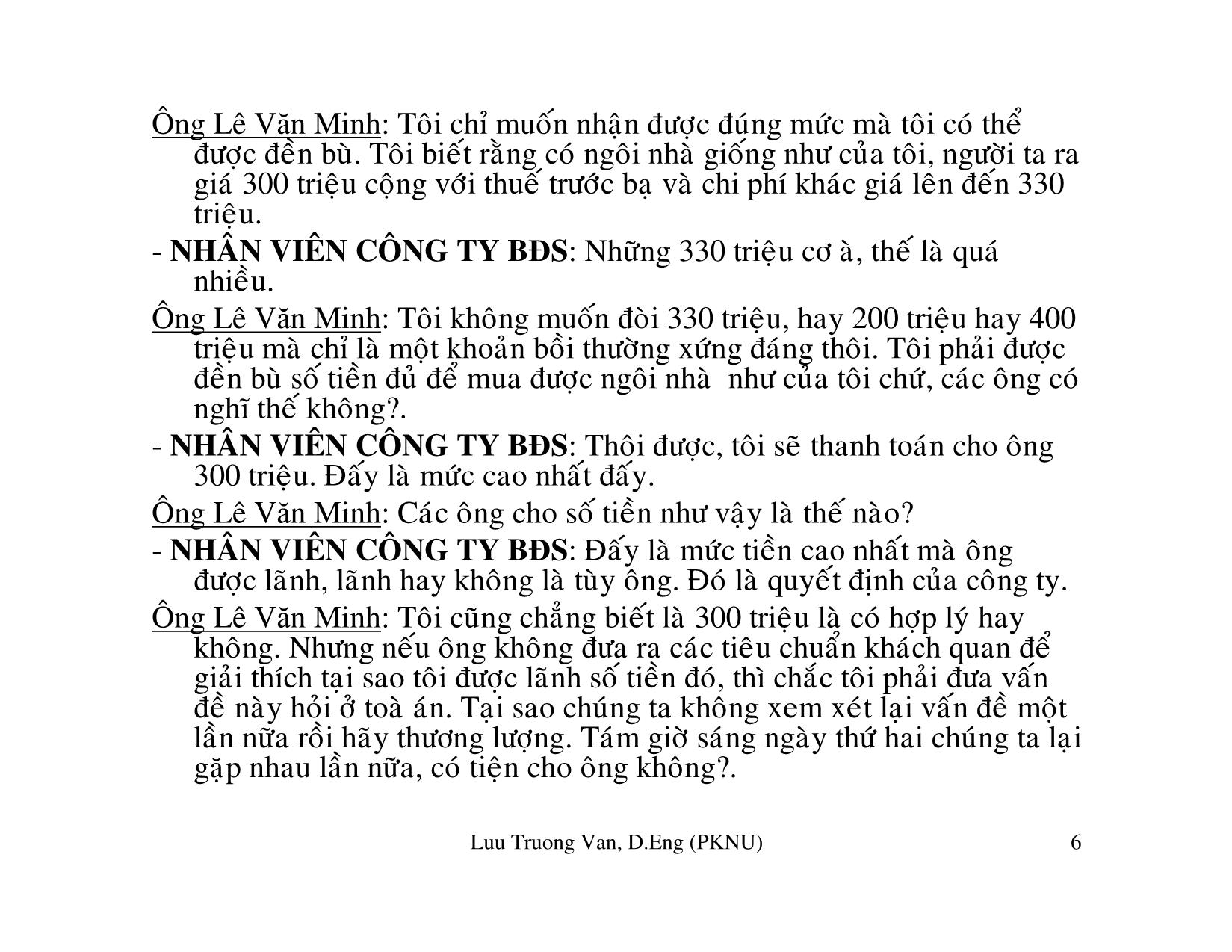 Bài giảng Khái niệm đàm phán trong quản lý dự án trang 6