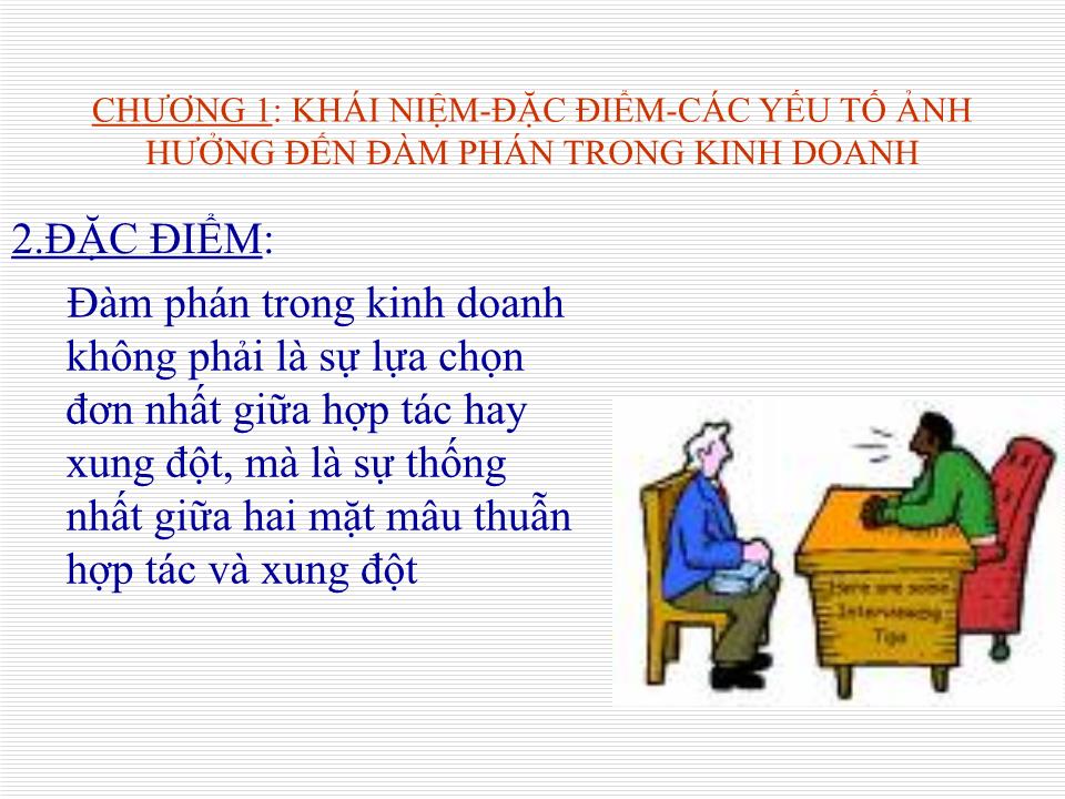 Bài giảng Kỹ năng đàm phán trong kinh doanh - Nguyễn Thế Hùng trang 7