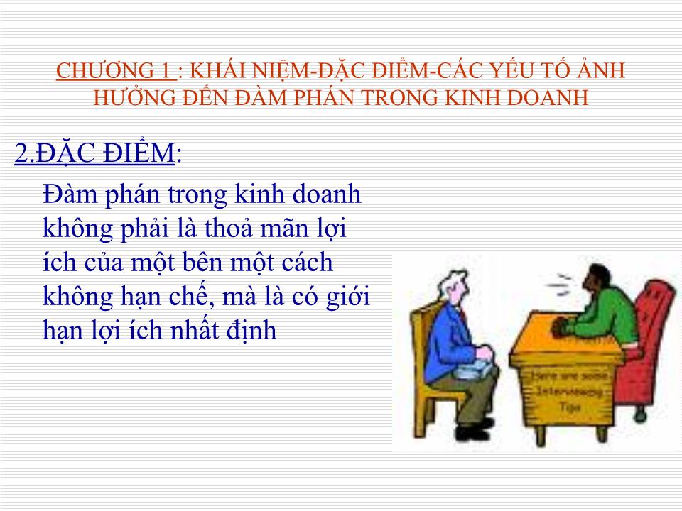 Bài giảng Kỹ năng đàm phán trong kinh doanh - Nguyễn Thế Hùng trang 8