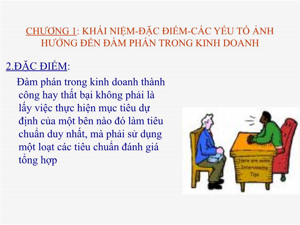 Bài giảng Kỹ năng đàm phán trong kinh doanh - Nguyễn Thế Hùng trang 9