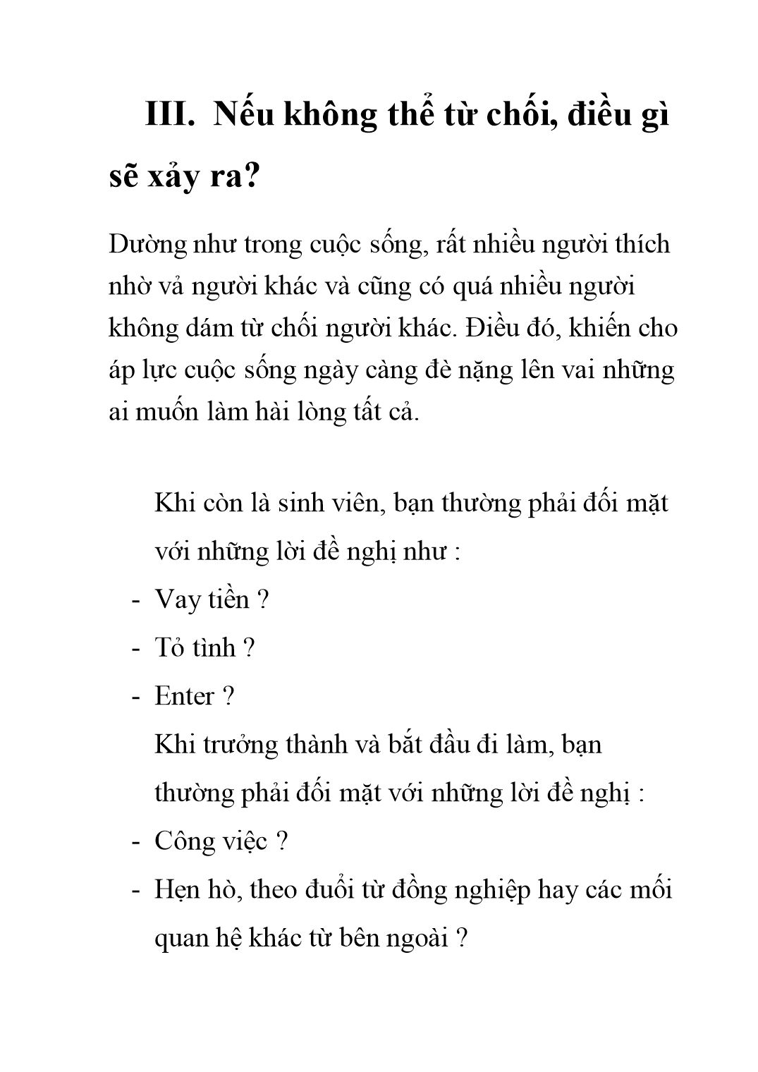 Bài giảng Kĩ năng từ chối trang 3