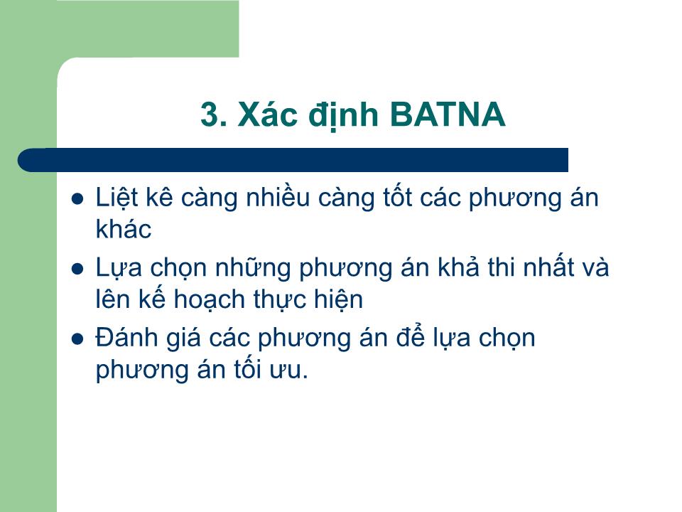 Bài giảng Kỹ năng đàm phán - Bài 2: Chuẩn bị đàm phán - Nguyễn Hoàng Ánh trang 7