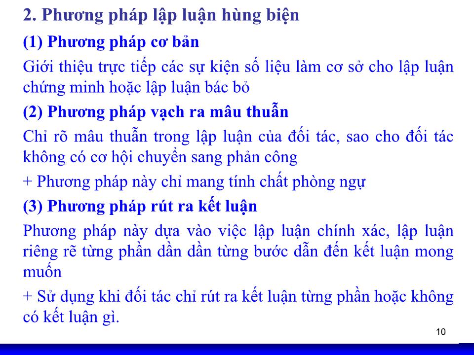 Bài giảng Kỹ năng đàm phán - Chương 6: Quá trình ra quyết định trong đàm phán kinh doanh trang 10