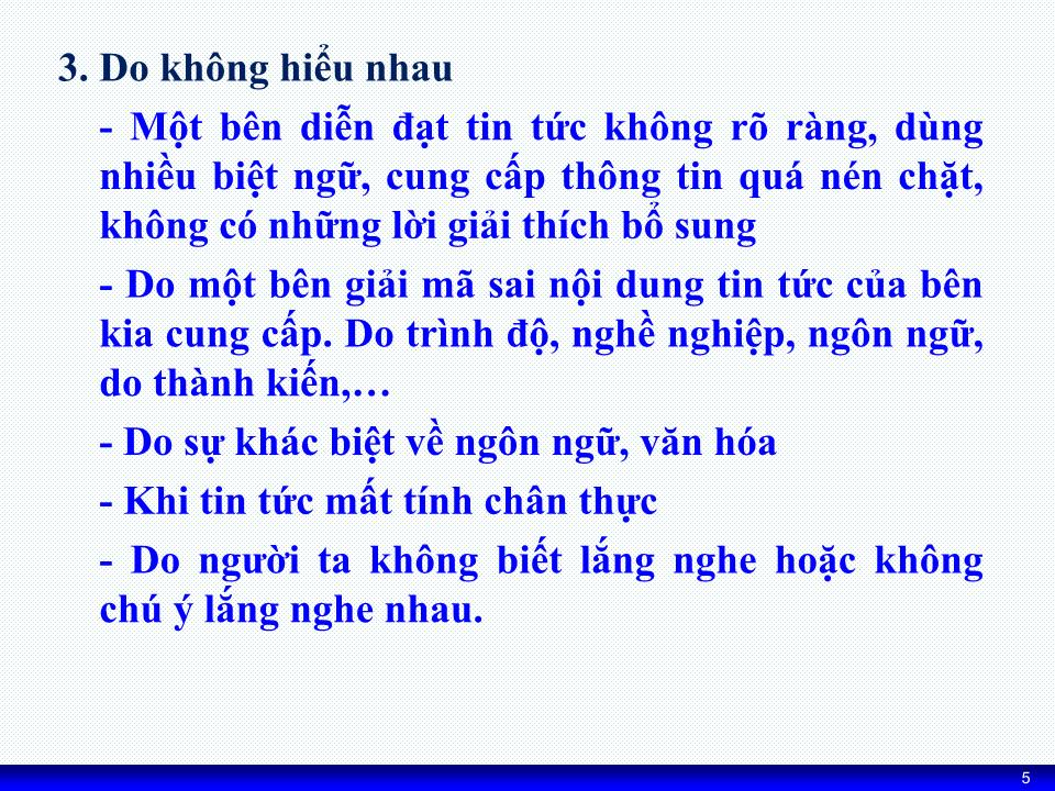 Bài giảng Kỹ năng đàm phán - Chương 7: Kỹ thuật đột phá thế găng (Bế tắc) trong đàm phán trang 5