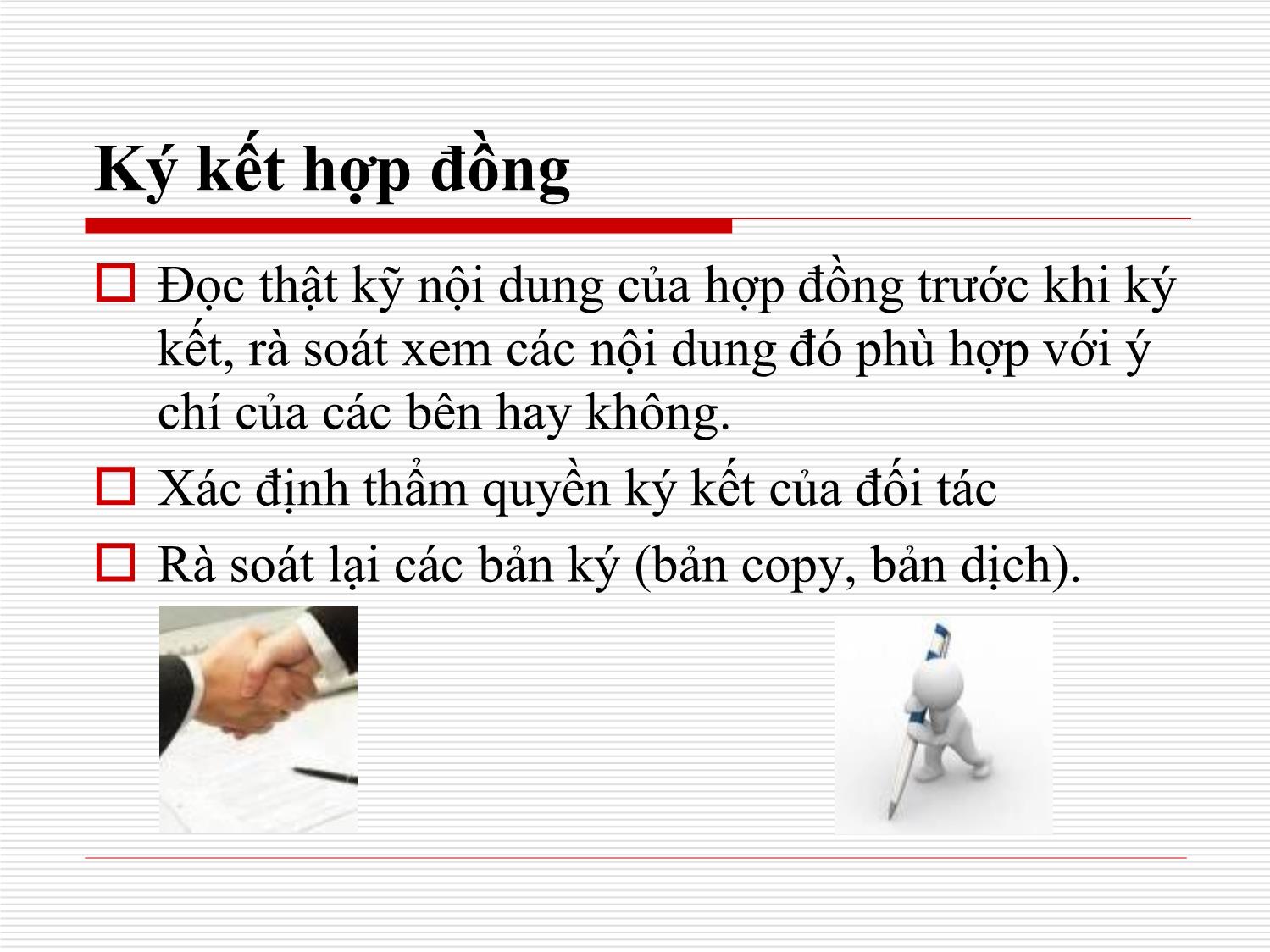 Bài giảng Kỹ năng đàm phán hợp đồng trang 9